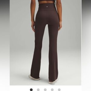 Lululemon groove flared espresso pants size 6